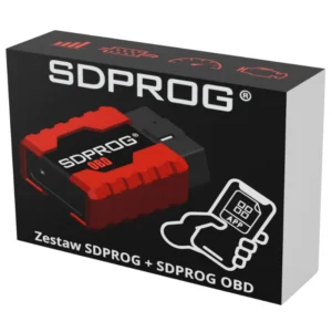 Pudełko zestawu diagnostycznego SDPROG OBD