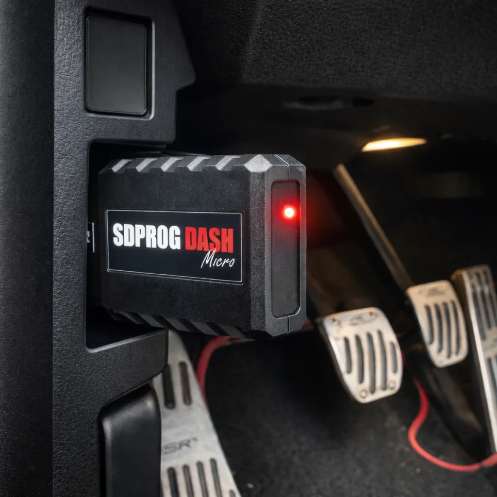 Podłączenie SDPROG DASH MICRO do gniazda OBD2