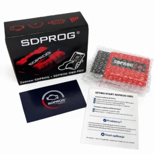 Co zawiera zestaw program + interfejs SDPROG OBD PRO
