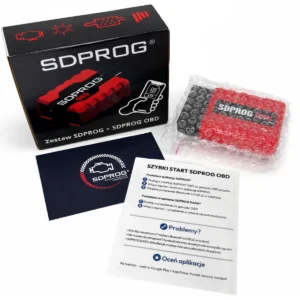 Co zawiera zestaw program + interfejs SDPROG OBD
