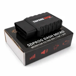 sdprog-dash-micro-main Monitor filtra DPF / FAP / GPF: SDPROG DASH MICRO do samochodu